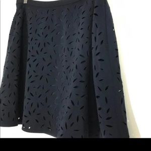 Banana Republic Cutout Navy A Line